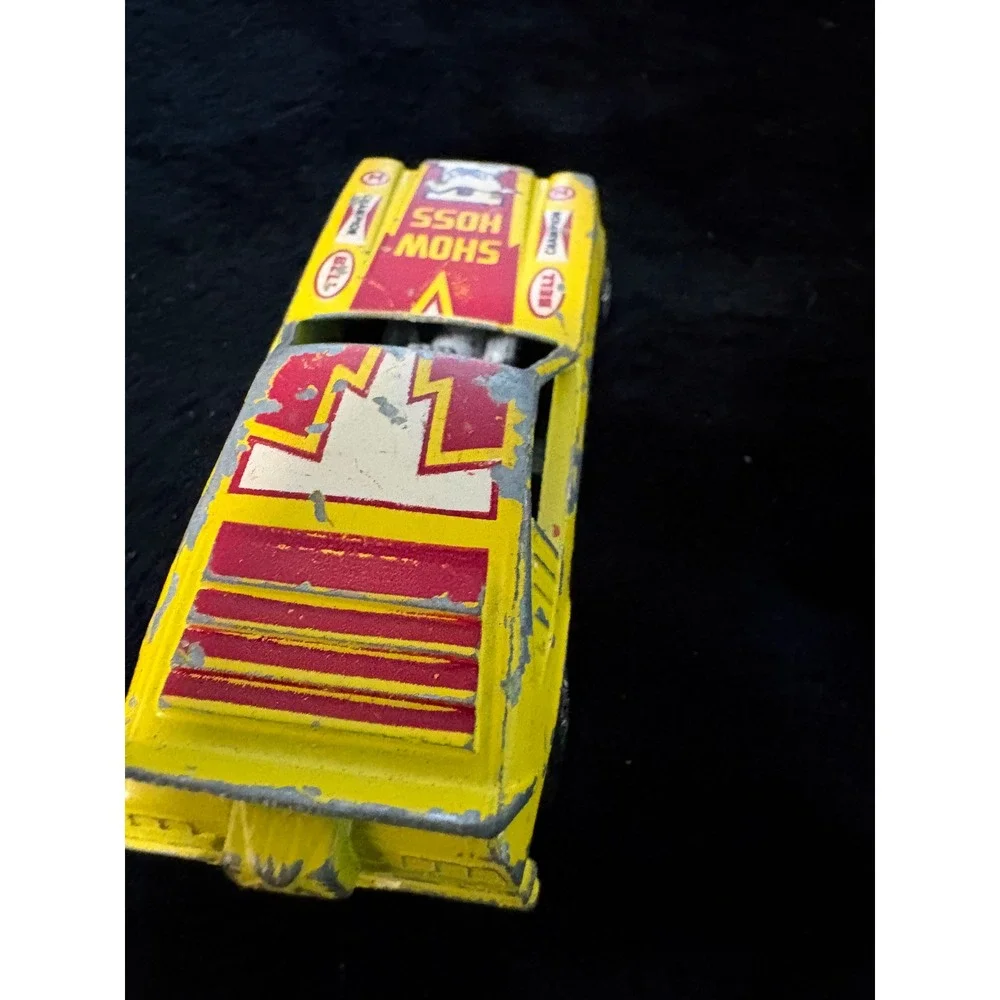 Vintage 1969 Hot‎ Wheels Show Hoss II Funny Car Yellow Mustang Diecast Mattel
